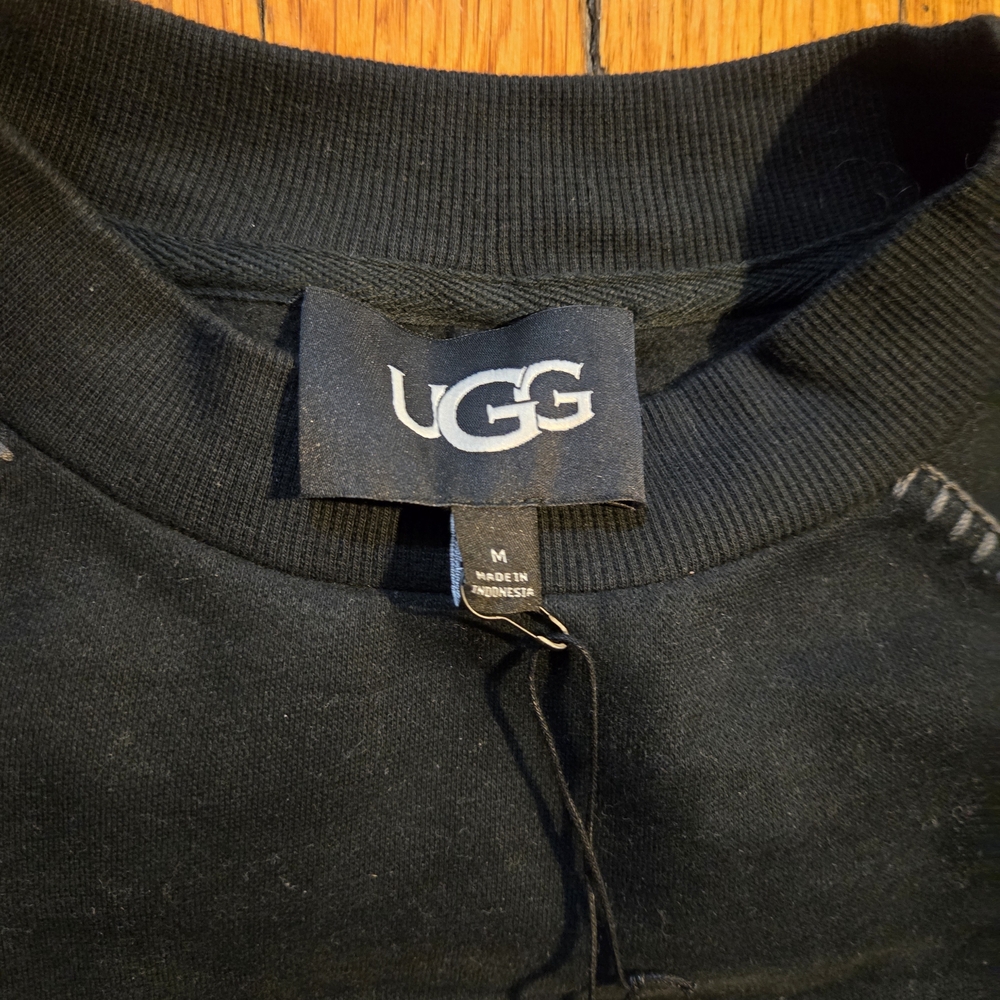 UGG Men's Black Crewneck Sweater